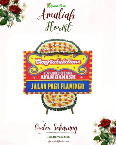 Bunga Papan Congratulation di Gunungsamarinda Baru